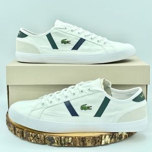 LACOSTE MENS Sideline 319 Canvas/Leather 10.5/12